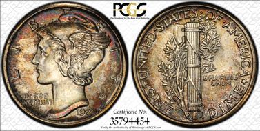 1929 10C MS64FB