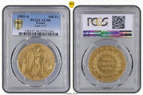 1903-A 100 Fr Gad-1137 F-552 AU58