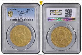 1858-BB 100 Fr Gad-1135 F-550 AU55