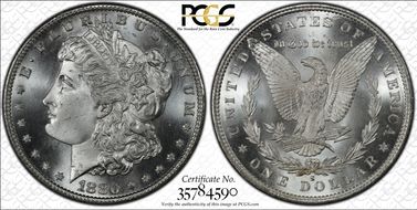 1880-S $1 MS66