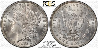 1884-O $1 MS64+