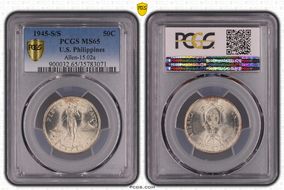 1945-S/S 50C Allen-15.02a MS65