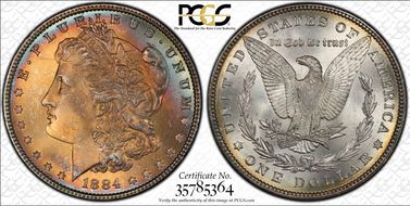 1884 $1 MS67