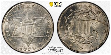 1854 3CS MS63