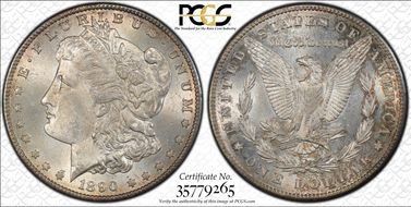 1890-S $1 MS65