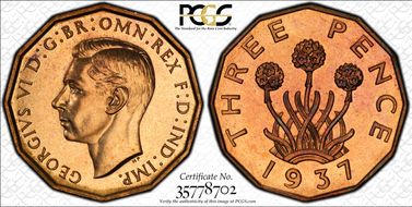 1937 3D S-4112 Nickel-Brass PR66