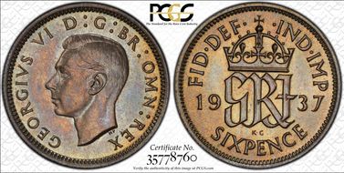 1937 6D S-4084 PR66