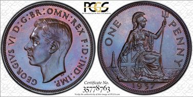 1937 1D S-4114 PR66BN