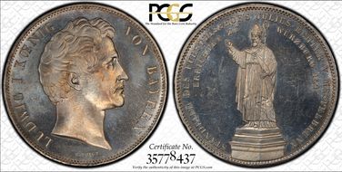 1847 2 Th KM-823 Bishop MS64PL