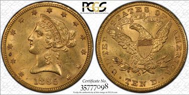 1895-O $10 MS62