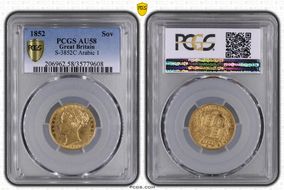 1852 Sov S-3852C Arabic 1 AU58