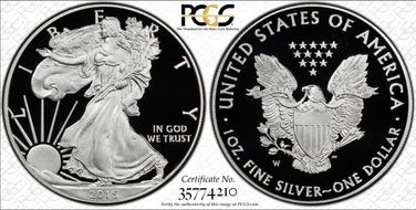 2015-W $1 Silver Eagle PR69DCAM