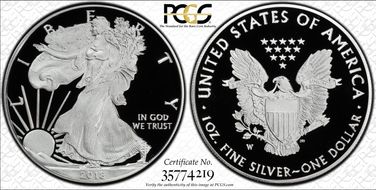 2018-W $1 Silver Eagle PR69DCAM