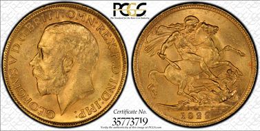 1922-M Sov S-3999 MS64