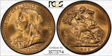 1893 Sov S-3874 MS64+