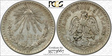 1918-M Peso KM-454 N1
