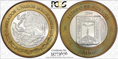 2004-Mo 100 P Morelos MS64