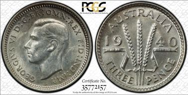 1940(m) 3D KM-37  Ag MS62