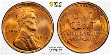 1945-S 1C MS66RD