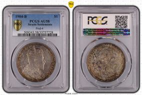 1904-B $1 Prid-4 AU58