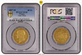 1807-M 40 Fr Gad-1082a VF35