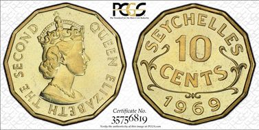 1969 10C PR65