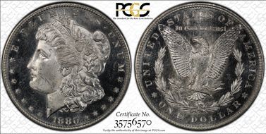 1880-S $1 MS66PL