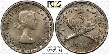 1956 3D No Strap MS66