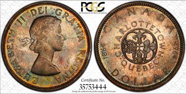 1964 S$1 Confederation MS64