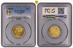 1843/8 Sov S-3852 MS63