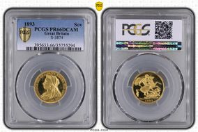1893 Sov S-3874 PR66DCAM