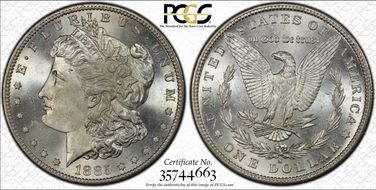 1885-S $1 MS65+ 