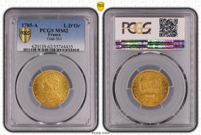 1785-A L.D'Or Gad-361 à la tête nue MS62