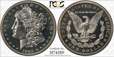 1903 $1 PR65