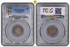 1706 3D S-3596A MS64