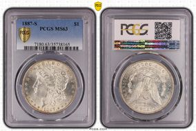1887-S $1 MS63
