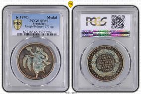 (c.1870) Medal Joseph/Fellner-1670 Ag SP65