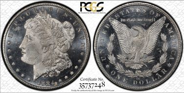 1884-CC $1 MS64DMPL