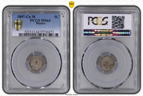 1897-Cn M 5C MS64