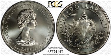 1971-FM $1 MS69