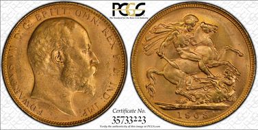 1908-P Sov S-3972 MS63