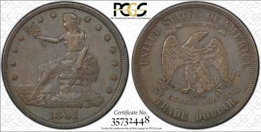 1881 T$1 Trade PR40