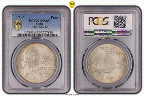 1939 Peso ABC KM-22 MS65