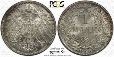 1893-D Mark J-17 MS65