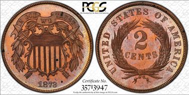 1873 2C Closed 3 PR63RB