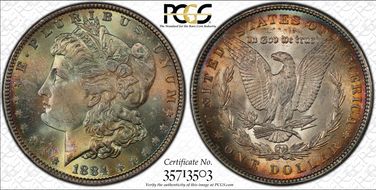 1884 $1 MS66+