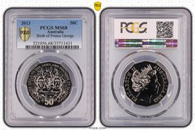 2013 50C Birth of Prince George MS68