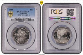 2015 20C WWI 1914-1918 MS67