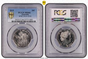 2015 20C WWI 1914-1918 MS66