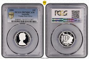 2006 10C Young Bust Silver PR70DCAM
